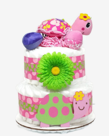 turtle diaper cake